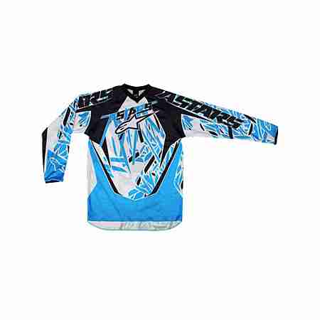 фото 1 Кросовий одяг Джерсі Alpinestars Racer Black-Blue-White XL