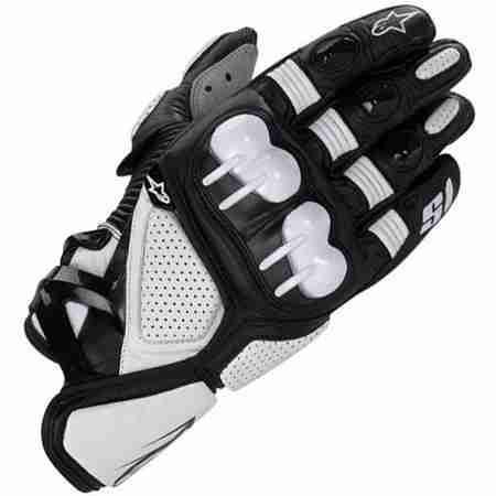 фото 1 Мотоперчатки Мотоперчатки кожаные Alpinestars S-1 Black-White M