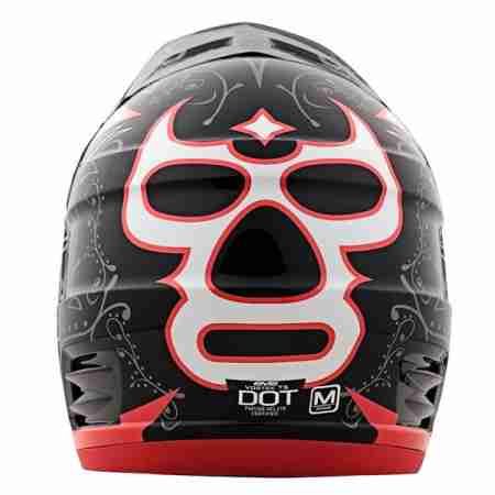фото 3 Мотошлемы Мотошлем EVS T5 Luchador Back-Red S