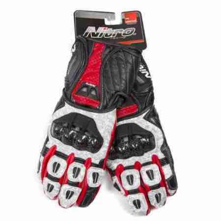 фото 3 Мотоперчатки Мотоперчатки Nitro NG-102 Pro Black-Red-White XL
