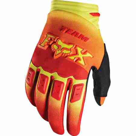 фото 1 Мотоперчатки Мотоперчатки Fox Dirtpaw Imperial Red-Yellow M (2015)
