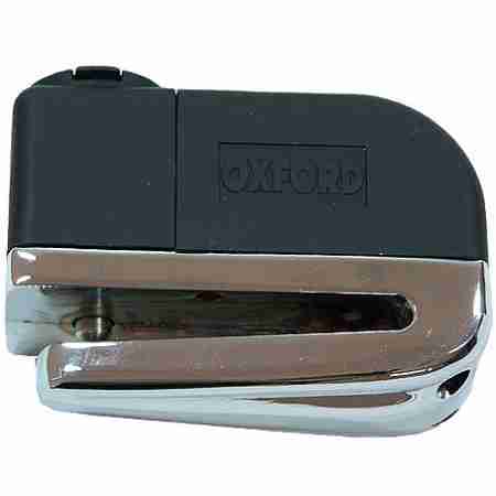 фото 1 Мотозамки Мотозамок на диск с сигнализацией Oxford Screamer Chrome