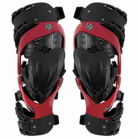 фото 1 Мотонаколінники Мотонаколінники Asterisk Cell-Knee Protection System-Pair Black-Red XL