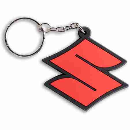 фото 1 Красивые мелочи (подарки мотоциклисту) Брелок Suzuki S лого Red
