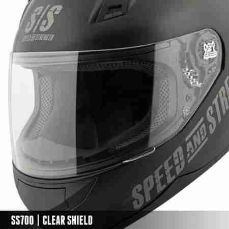 фото 1 Визоры для шлемов Визор для мотошлема Speed and Strength SS7-10-11-15 Clear