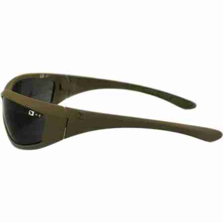 фото 2 Кросові маски і окуляри Мотоокуляри Bobster Zulu Ballistic Anti-Fog Smoked Lens Matt Green