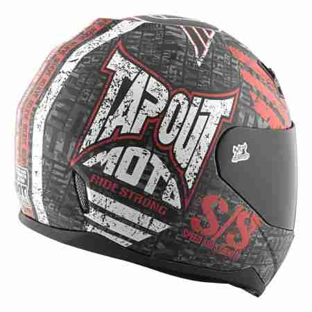 фото 2 Мотошлемы Мотошлем Speed and Strength SS700 Tapout Black-Red-White XL