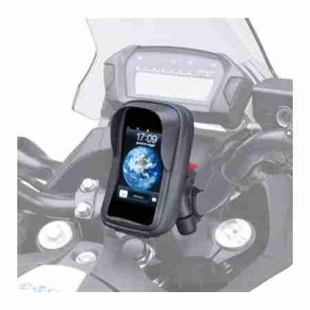 фото 5 Тримач телефону, планшета на мотоцикл Кріплення з чохлом Kappa для смартфону