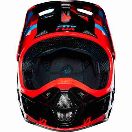 фото 3 Мотошоломи Мотошолом Fox V1 Mako Helmet Ece Blue-Red M