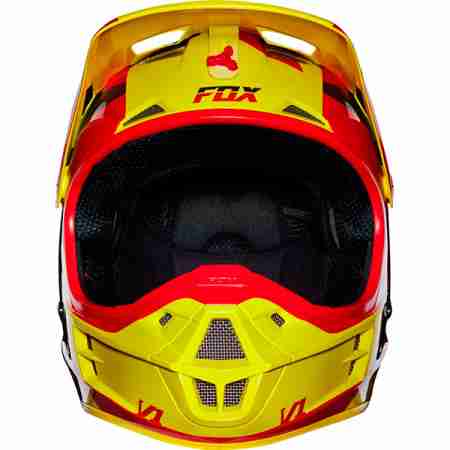 фото 5 Мотошлемы Мотошлем FOX V1 Mako Helmet Ece Yellow M