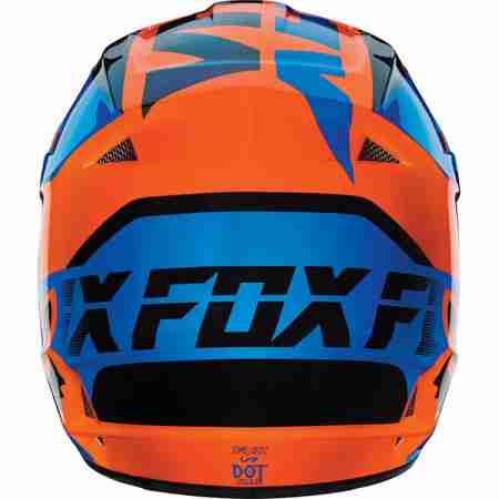 фото 3 Мотошоломи Мотошолом Fox V1 Mako Helmet Ece Orange S