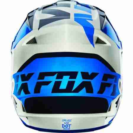 фото 2 Мотошоломи Мотошолом Fox V1 Mako Helmet Ece White S