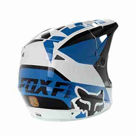 фото 3 Мотошлемы Мотошлем Fox V1 Mako Helmet Ece White S