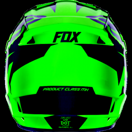 фото 3 Мотошлемы Мотошлем Fox V1 Race ECE Green L (2016)