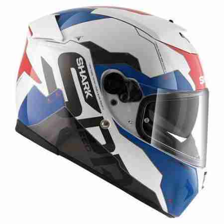 фото 5 Мотошлемы Мотошлем SHARK Speed-R 2 Sauer II White-Red-Blue L