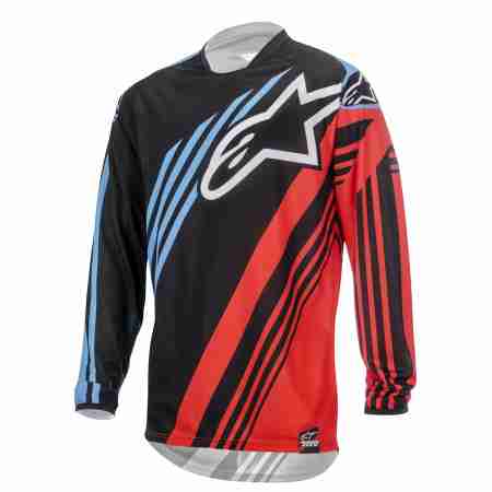 фото 1 Кроссовая одежда Джерси Alpinestars Racer Supermatic Black-Red-Blue M (2015)