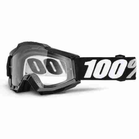 фото 1 Кроссовые маски и очки Мотоочки 100% Accuri Goggle Tornado - Clear Lens