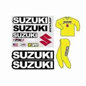 Набор термонаклеек Factory Effex Rider Iron On-Suzuki
