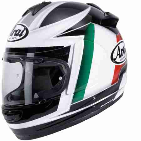 фото 1 Мотошлемы Мотошлем Arai Chaser-V Flag Italia White-Black-Green S