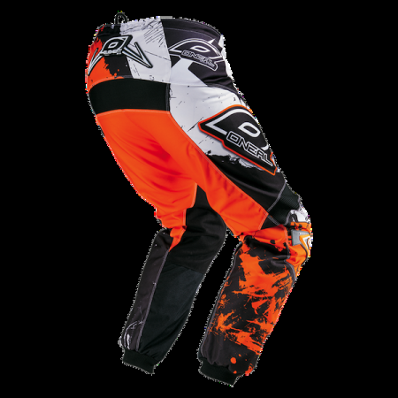 фото 2 Кроссовая одежда Мотоштаны Oneal Element Shocker Black-Orange 54