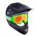 фото 2 Кросові маски і окуляри Мотоокуляри Oneal B-Flex Launch Green-Iridium