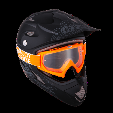 фото 2 Кросові маски і окуляри Мотоокуляри Oneal B-Flex Launch Orange