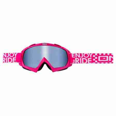 фото 1 Кросові маски і окуляри Мотоокуляри Oneal B-Flex Launch Pink-Iridium