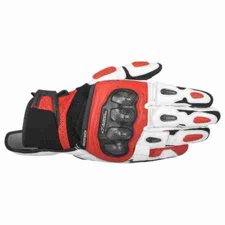 фото 1 Мотоперчатки Мотоперчатки кожаные Alpinestars SP-X Air Carbon White-Red-Black L (2016)
