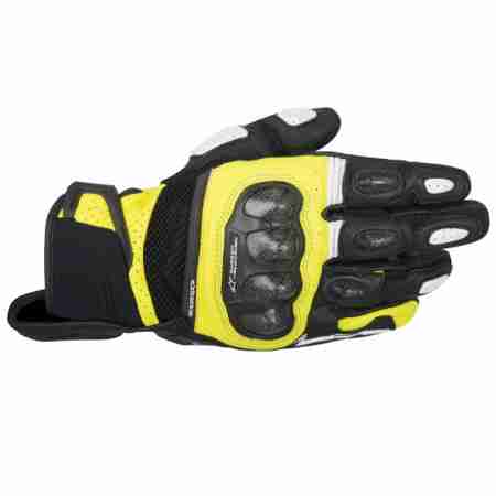 фото 1 Мотоперчатки Мотоперчатки кожаные Alpinestars SP-X Air Carbon Black-Yellow L (2016)