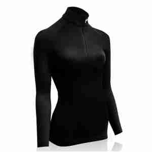 Термокофта жіноча Fuse Megalight 240 Longshirt Woman Black L