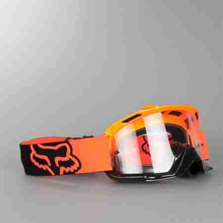 фото 4 Кросові маски і окуляри Мотоокуляри Fox Air Space Glow Orange Black Fade