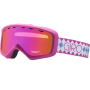 фото 1 Гірськолижні і сноубордические маски Гірськолижна маска Giro Charm Flash White-Berry Beaded Amber Pink 37