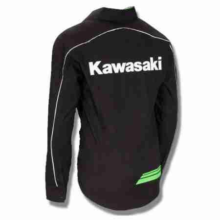 фото 2 Повседневная одежда и обувь Рубашка Kawasaki SP2 Black-Green S-M