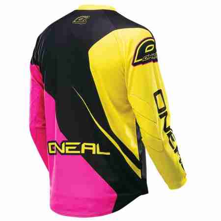 фото 2 Кросовий одяг Мотоджерсі жіноча Oneal Element Racewear Pink-Yellow L