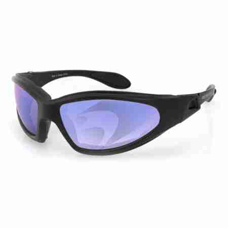 фото 1 Кросові маски і окуляри Мотоокуляри Bobster GXR Anti-Fog Smoked Cyan Mirror Lenses Black