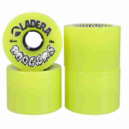 фото 1  Колеса для скейтборда Powerslide Ladera Boogers 66мм/80а Yellow 4-Pack