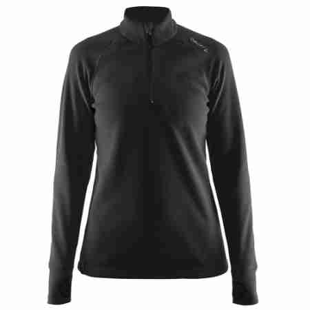 фото 1 Свитера, флис и футболки Флисовая кофта женская Craft Half Zip Micro Fleece Black M (2016)