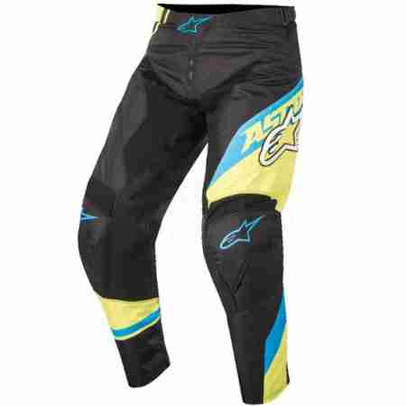 фото 1 Кросовий одяг Мотоштани Alpinestars Racer Supermatic Pant Black-Blue-Yellow Fluo 32