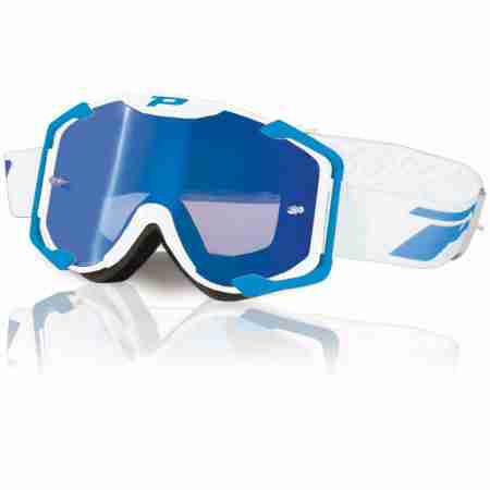 фото 1 Кросові маски і окуляри Мотоокуляри ProGrip Pieces Goggles White-Blue