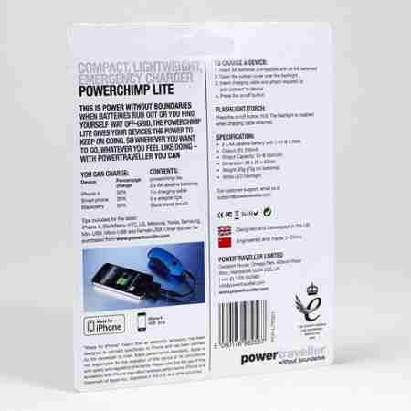 фото 9  Портативное зарядное устройство Powertraveller Powerchimp Lite Blue (2015)