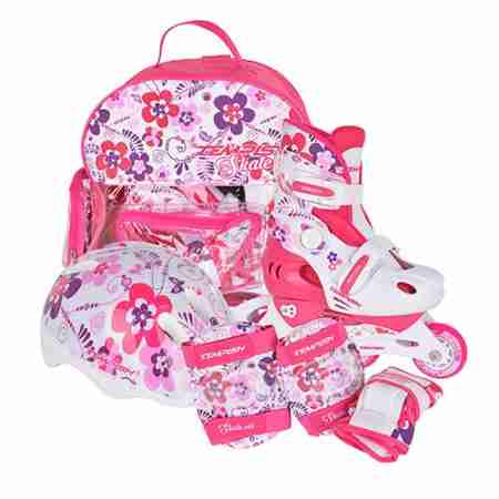 фото 1  Комплект детский Tempish Flower Baby skate Pink-White 26-29