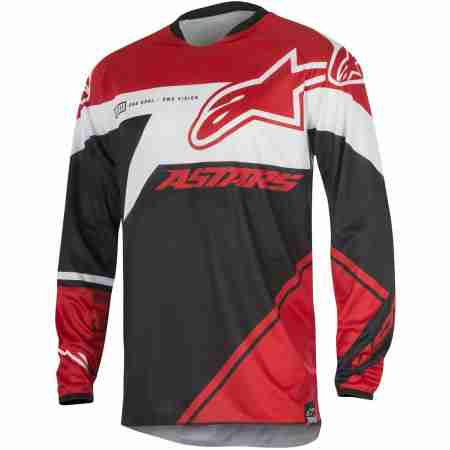 фото 1 Кросовий одяг Мотоджерсі Alpinestars Racer Supermatic Jersey Red-White-Black XL