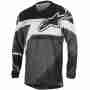 фото 1 Кросовий одяг Мотоджерсі Alpinestars Racer Supermatic Jersey Black-White-Cool Gray XL