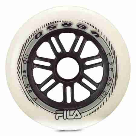 фото 1  Колеса для роликов Fila Wheels 110mm/84A 6шт White (2017)