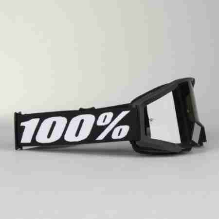 фото 2 Кроссовые маски и очки Мотоочки подростковые 100% Strata Jr. Goliath - Mirror Silver Lens