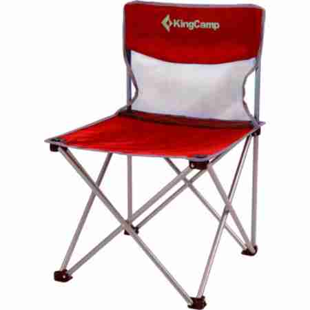 фото 1  Розкладне крісло Kingcamp Compact Chair in Steel M Red