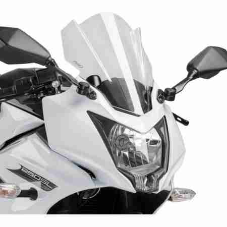 фото 1 Вітрове скло для мотоциклів (cпойлери) Вітрове скло Puig Z-Racing EX250SL Ninja SL ’15-16 Clear