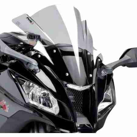 фото 1 Вітрове скло для мотоциклів (cпойлери) Вітрове скло Puig Z-Racing ZX-10R Ninja ’11-15 Smoke