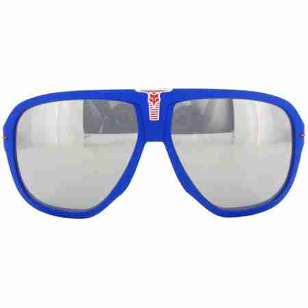 фото 3 Кроссовые маски и очки Мотоочки Fox The Seventy 4 Matt Blue-White-Red - Chrome Spark