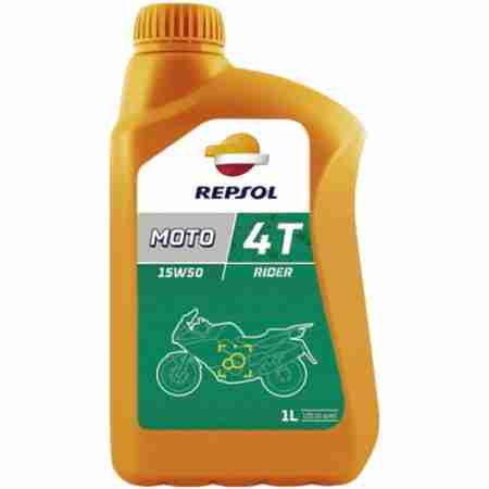 фото 1 Моторна олива і хімія Моторна олія Repsol Moto Rider 4T 15W50 1L